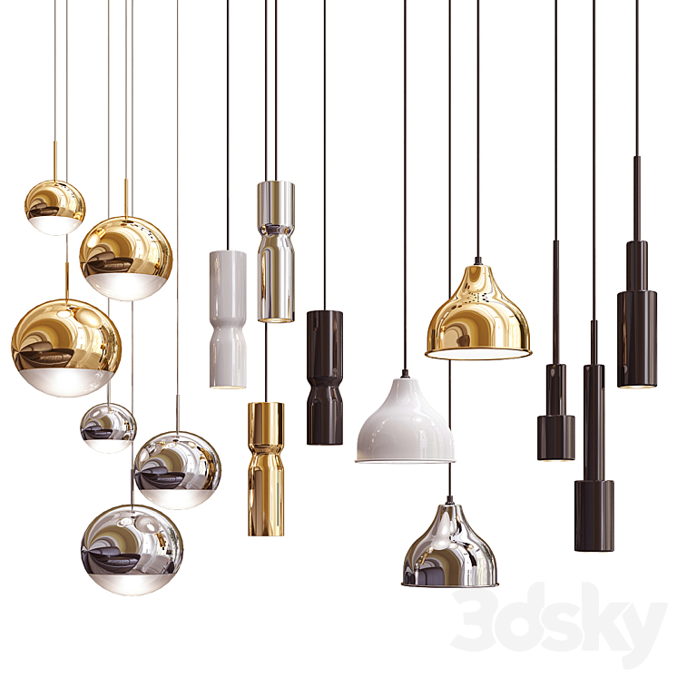 Four Hanging Lights_29 Exclusive 3DS Max - thumbnail 1