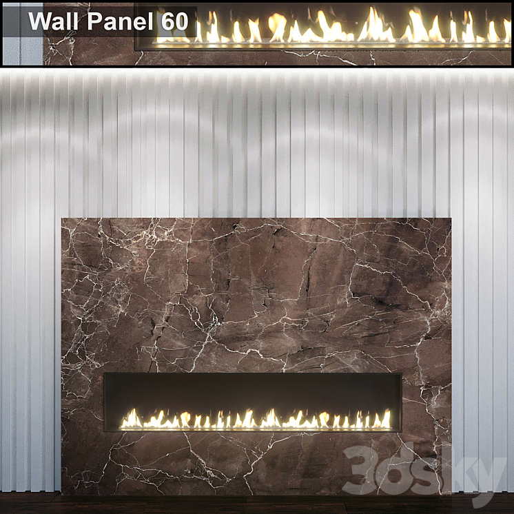 Wall Panel 60. Fireplace
