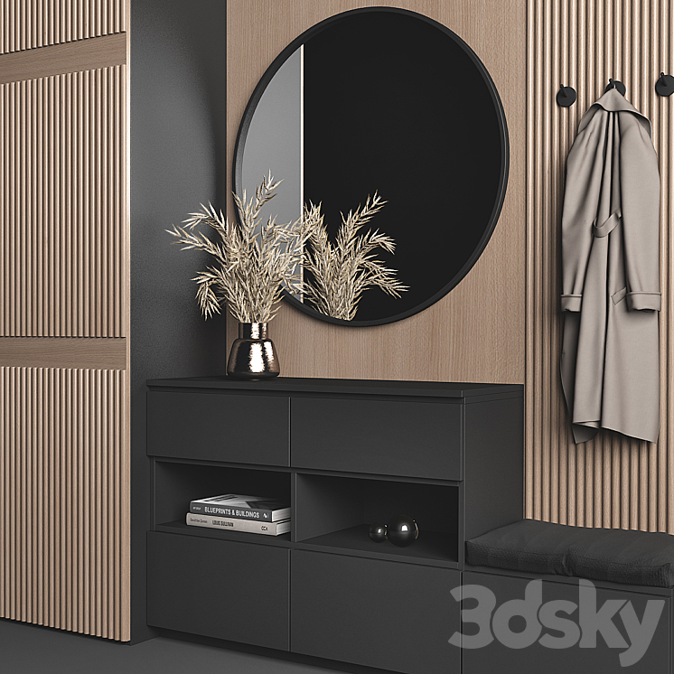 Furniture composition 52 3D Model