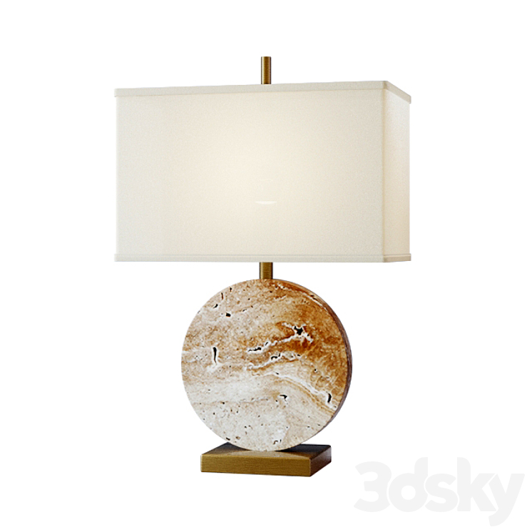Table lamp Lua Grande Table Lamp beige marble 3DS Max - thumbnail 1