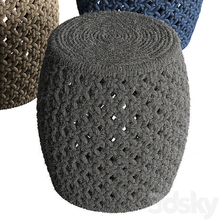 Puffs Angela Stool from Madegoods 3DS Max - thumbnail 2