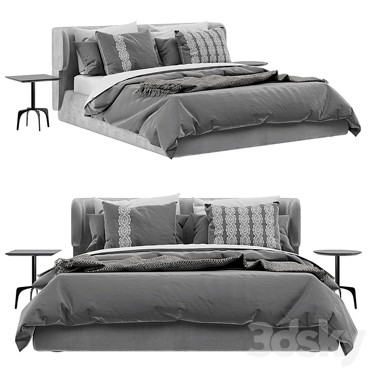 Claire Bed Ditre Italia - Bed - 3D model