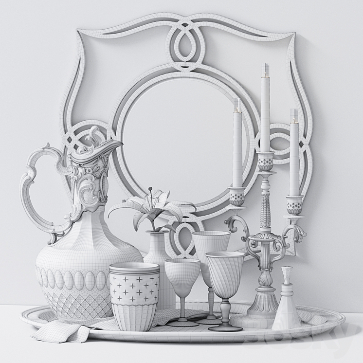 Decor set 6 3D Model