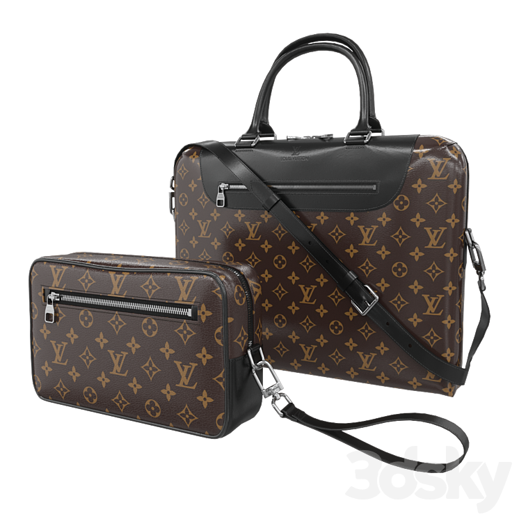 [3DSKY] Louis Vuitton Bags 3D Model | NEW UPDATE 2023