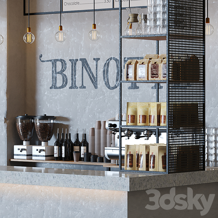 Cafe binotte 3D Model