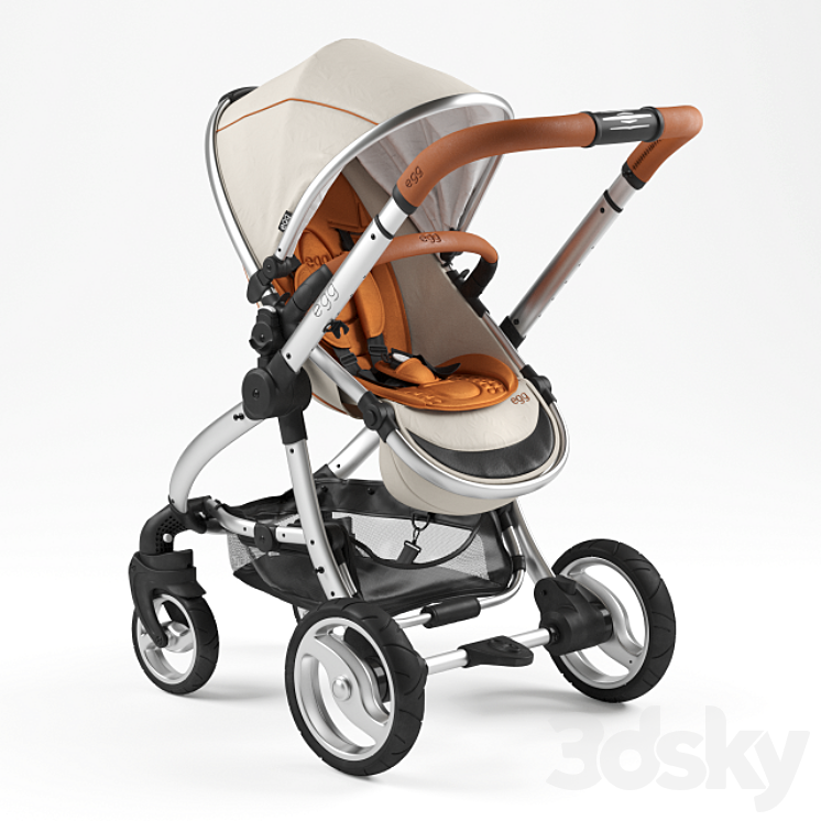 Stroller Egg Prosecco 3DS Max - thumbnail 1