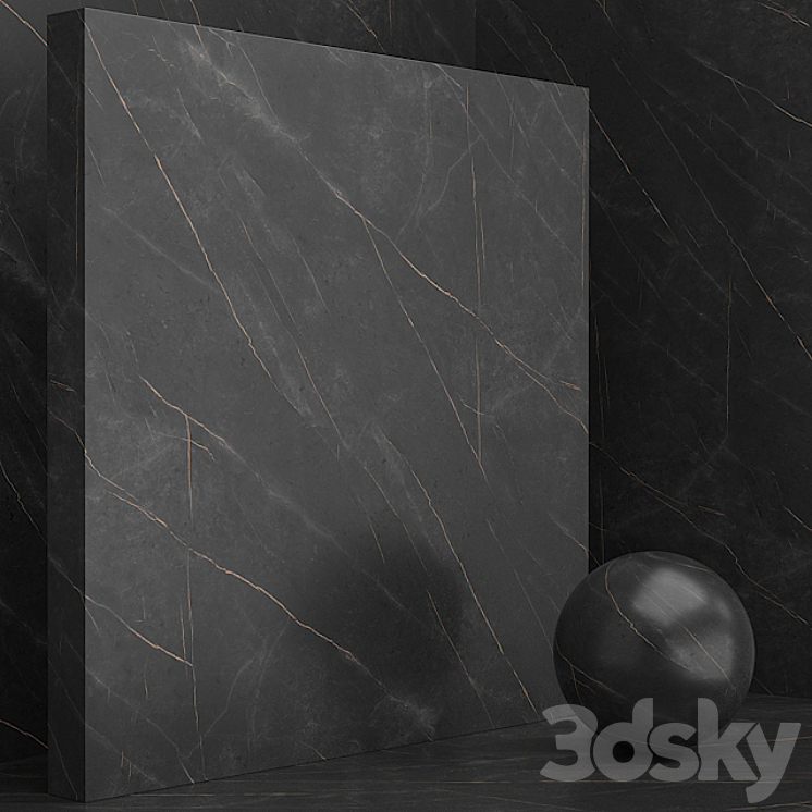 Material (seamless) - stone - set 102 3D Model