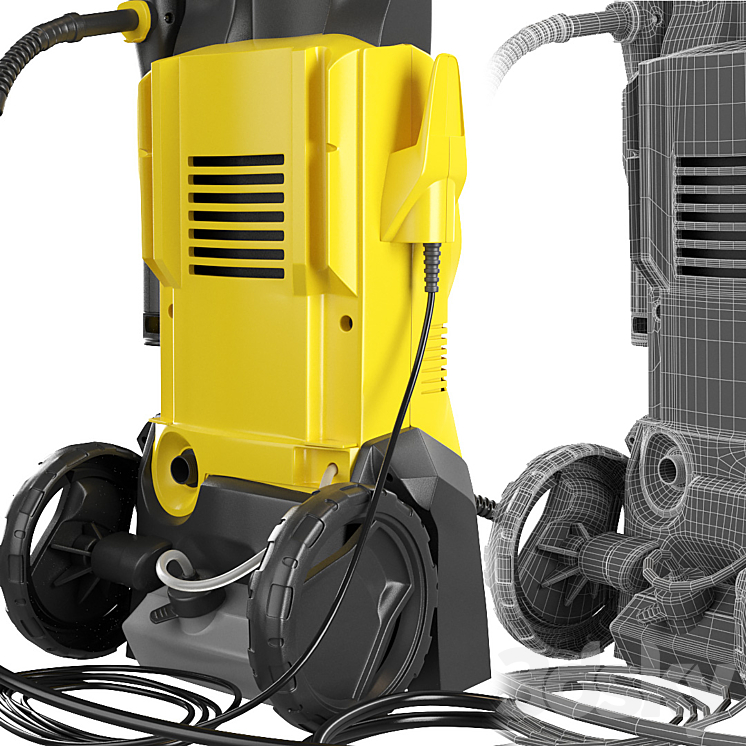 High Pressure Washer KARCHER K3 3D Model