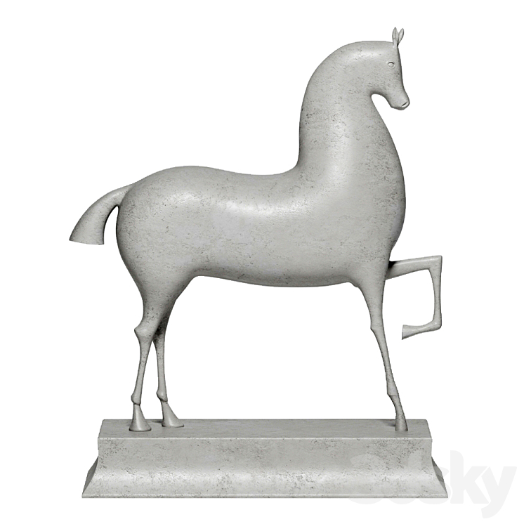 Sculpture Horse 3DS Max - thumbnail 1