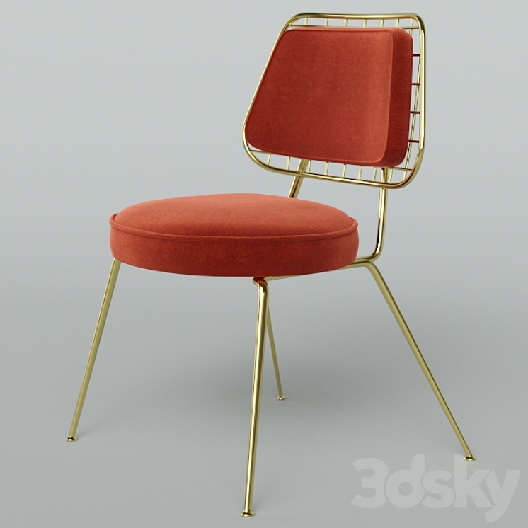 Essential Home set table and chair 3DS Max - thumbnail 2