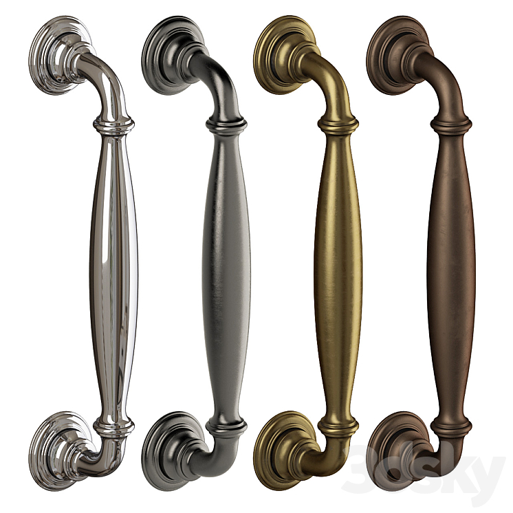 Door Pull Handles Nanz N ° 6649 6703 8649 3D Model