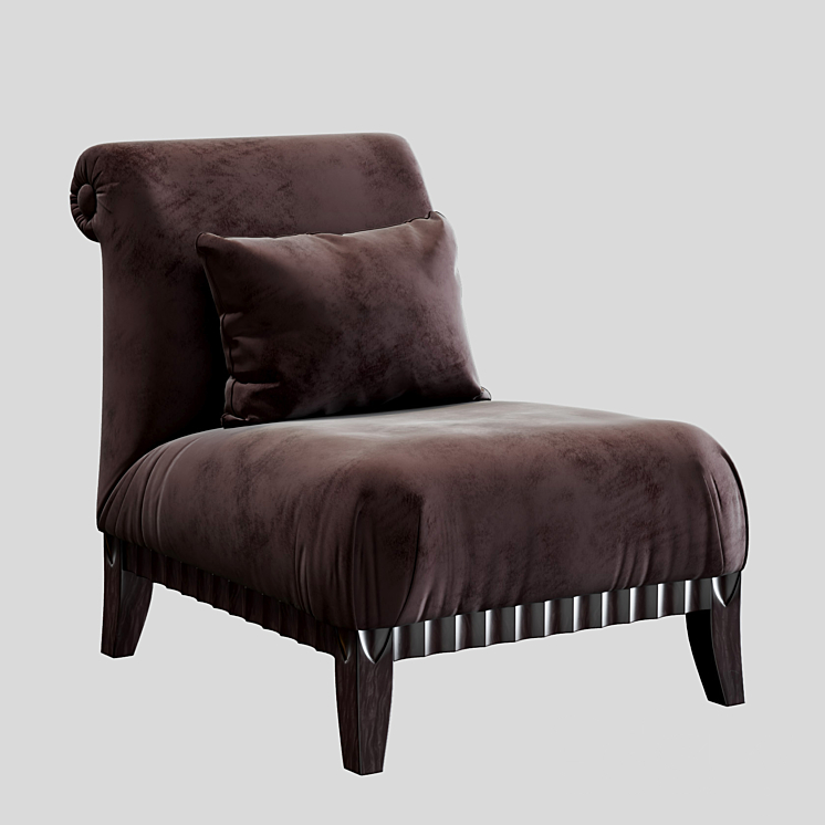 Giorgio Collection Occasional Arm chair 3D model 3DS Max - thumbnail 1