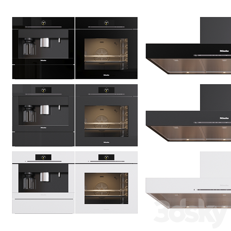 Kitchen appliance by Miele 3D Model