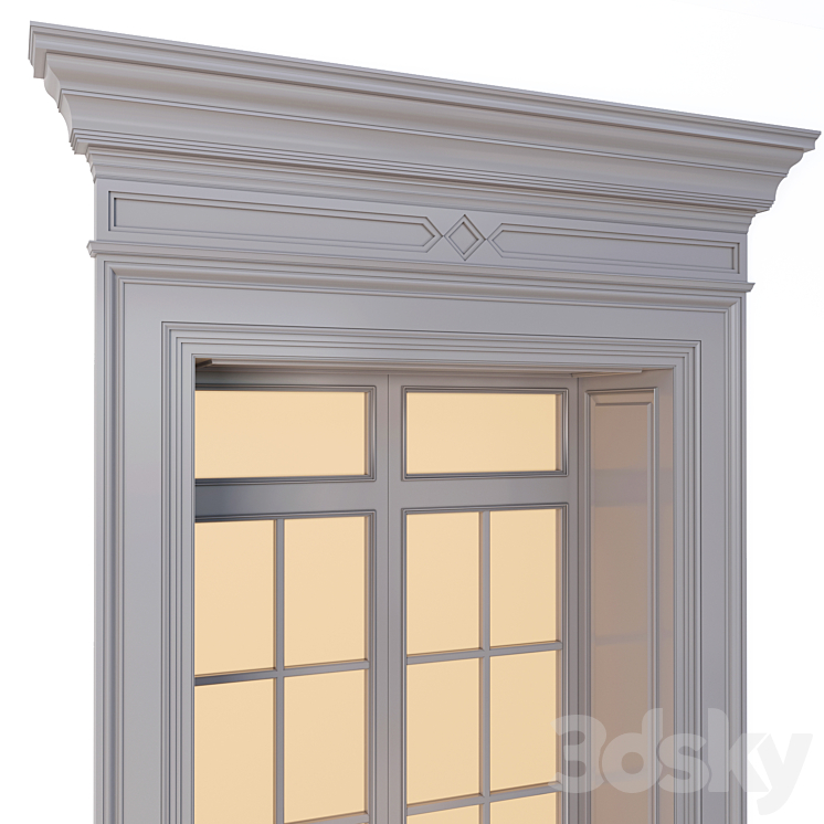 Classic door 3D Model