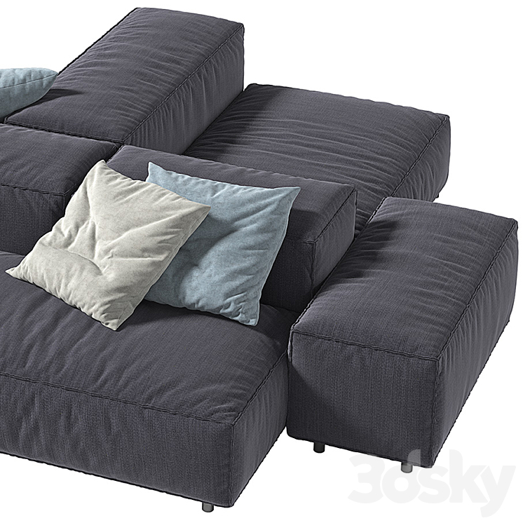 LIVING DIVANI EXTRASOFT 3D Model