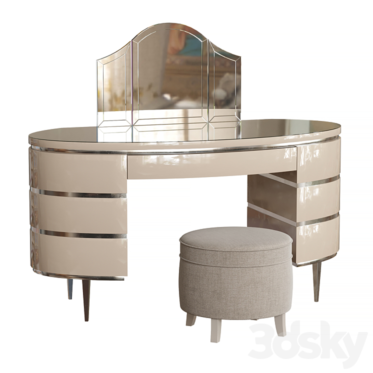 Dressing table 3DS Max - thumbnail 1
