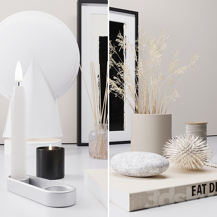 Decorative set 3D Model