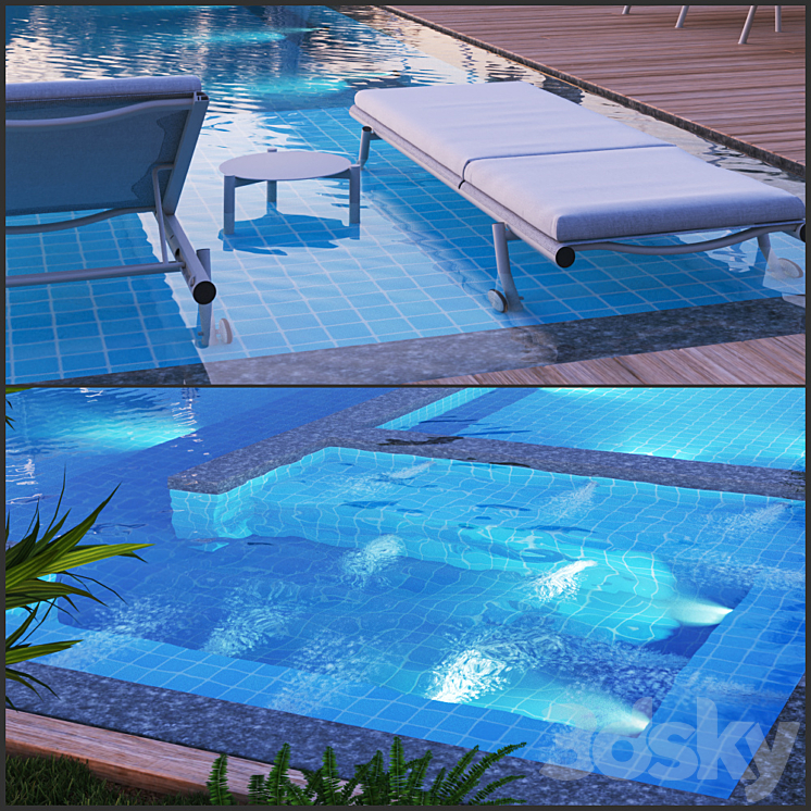 Swimming Pool # 8 3D Model