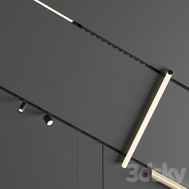 Xal Move It 25 trimless system 3D Model