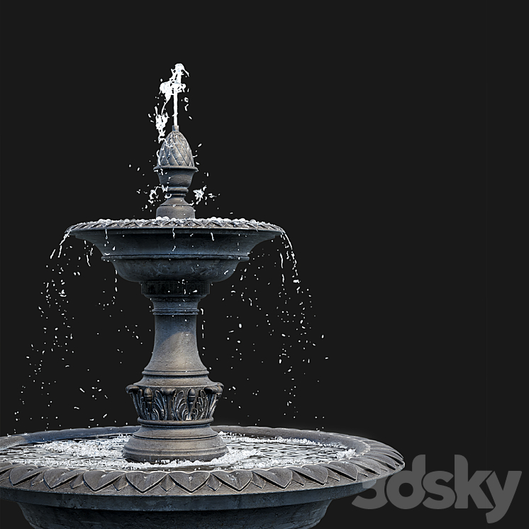 Fountain 3D Model