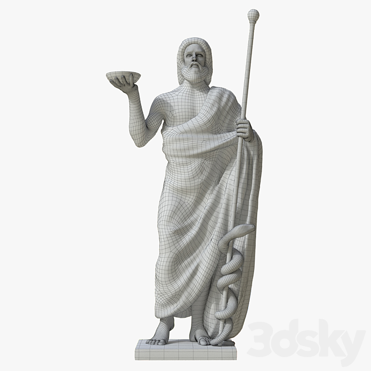 Asclepius 3D Model