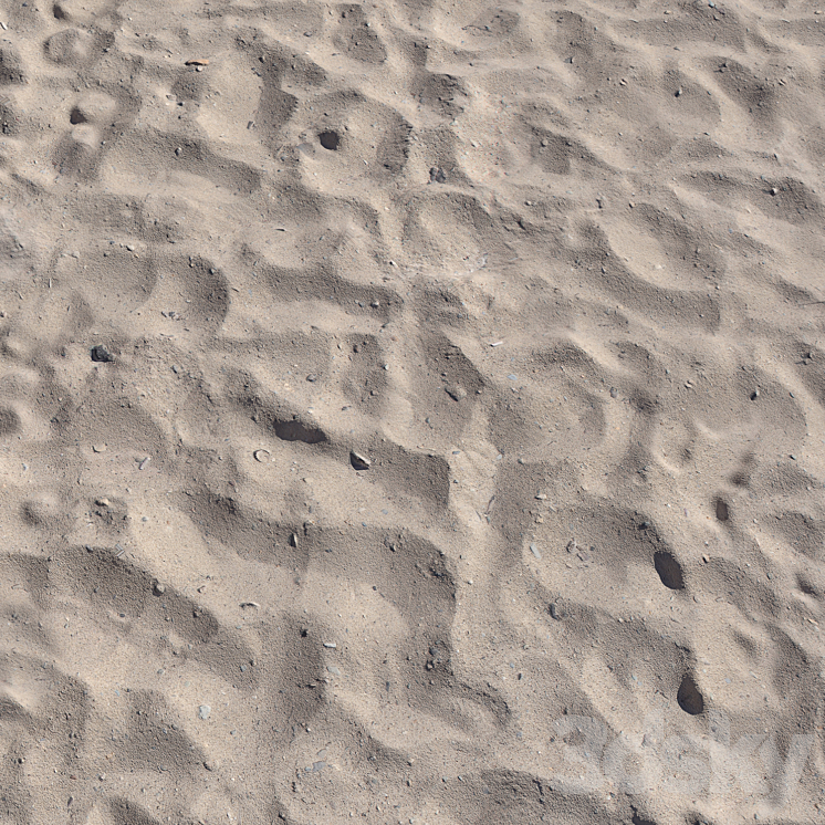 Sand beach_1 3DS Max - thumbnail 1