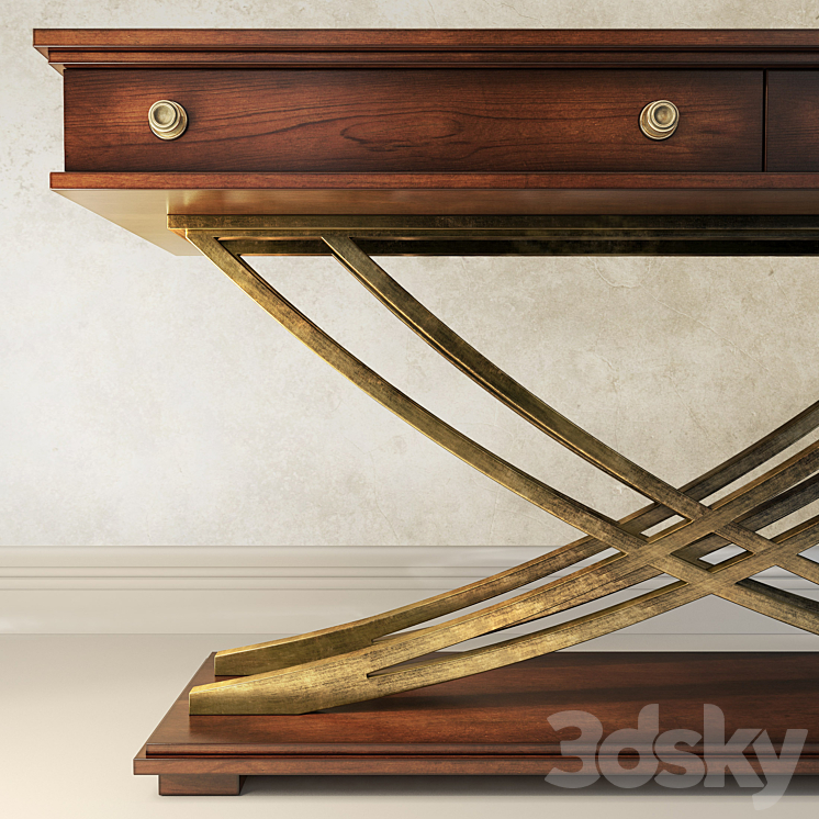 Chest \/ console Hooker Palisade. Console dresser. 3DS Max - thumbnail 2