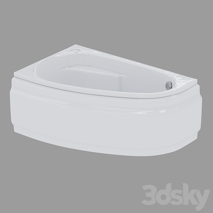 Ванна асимметричная: JOANNA 150x95, левая - Bathtub - 3D model