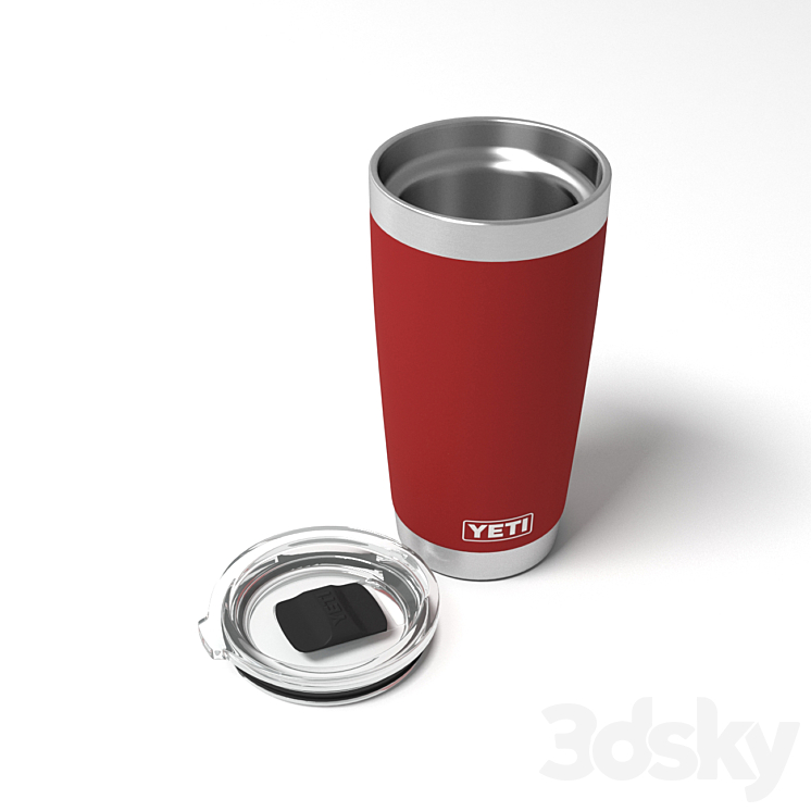 YETI rambler 20 oz Tableware 3D model