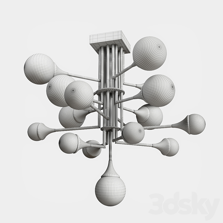 Chandelier Christopher Guy Orrery 3D Model