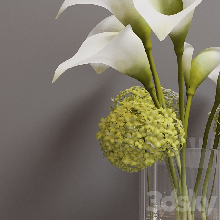 calla bouquet 3D Model