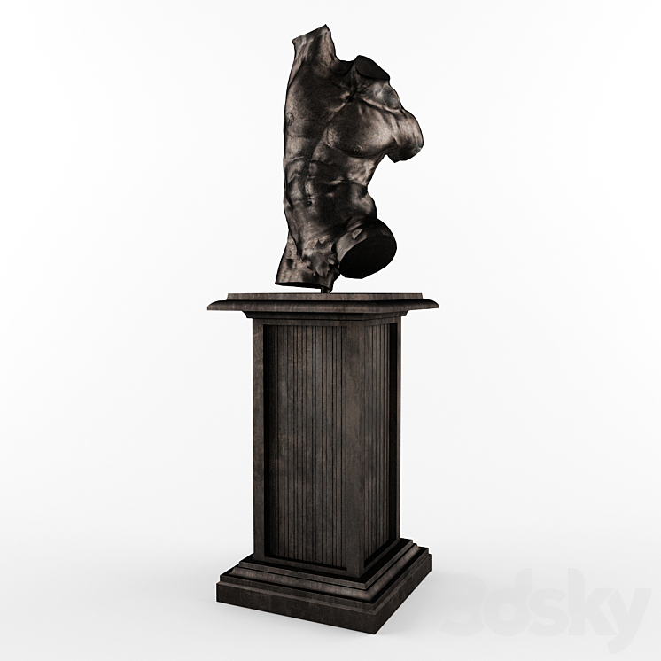 3DS MAX Sculpture_men 3DS Max