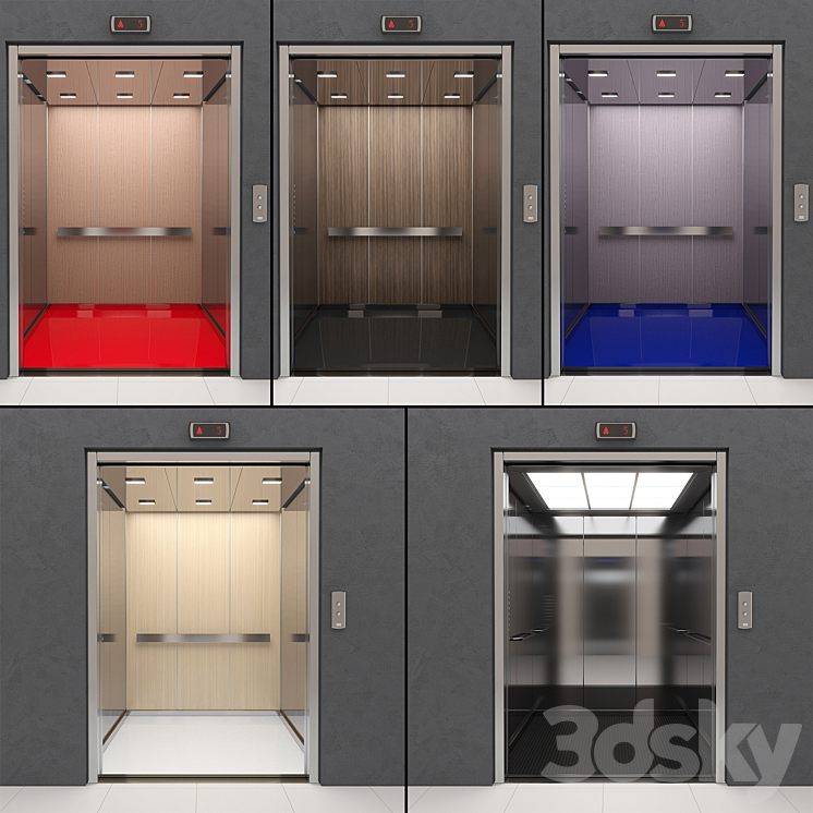 Kone MonoSpace 700 Lift (KDS 50) 3D Model