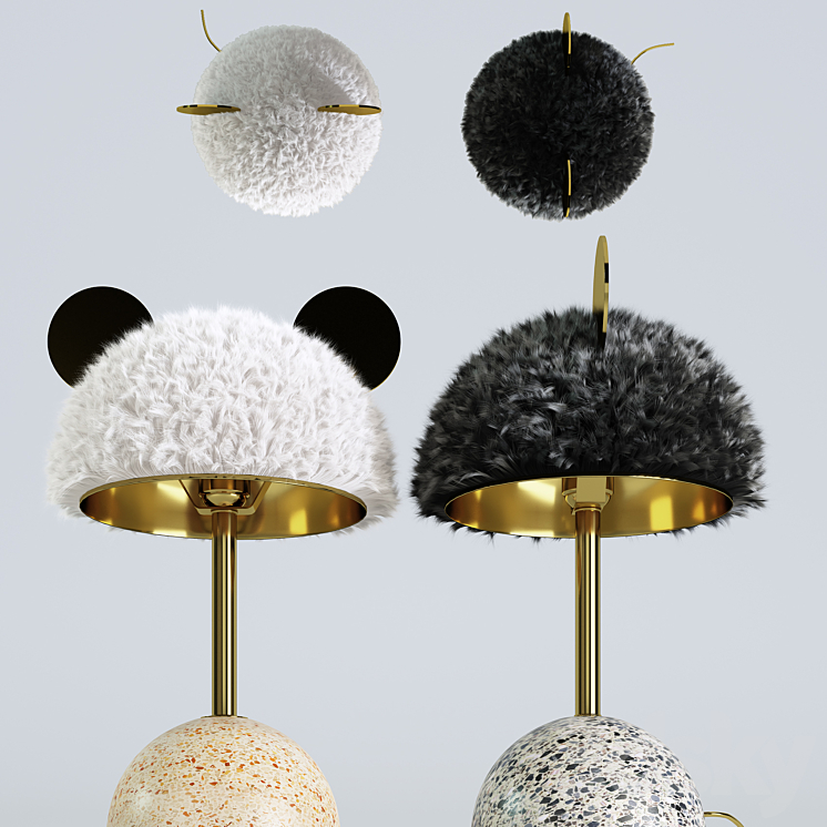 Minos Table Lamps by Merve Kahraman 3D Model