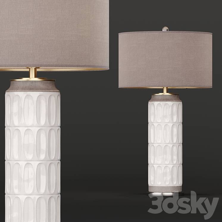UTTERMOST Athilda Table Lamp 3DS Max - thumbnail 1