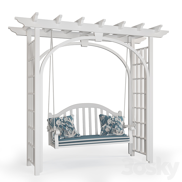 Garden swing 3D Model