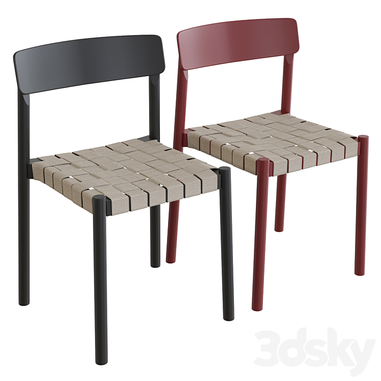 Betty TK1 Chair 3DS Max Model - thumbnail 1