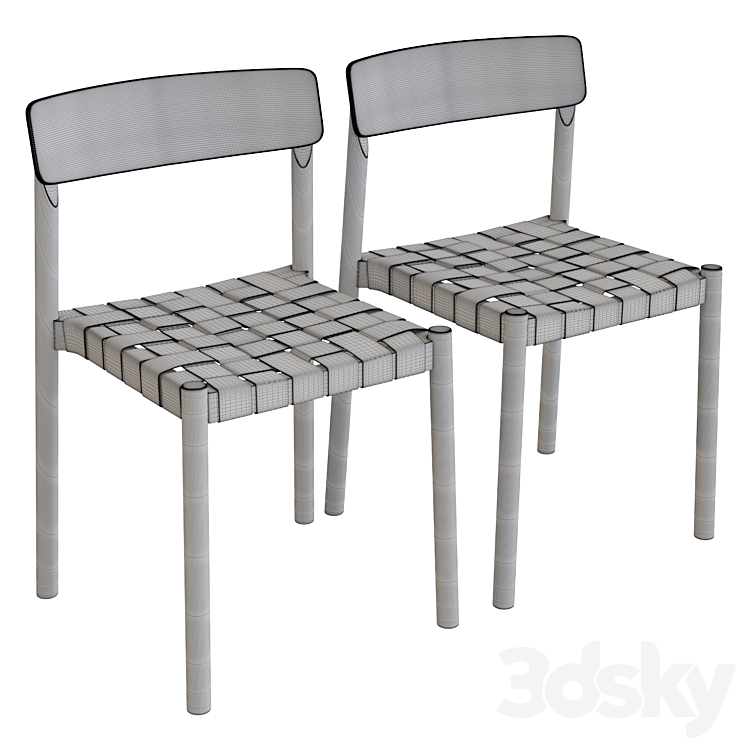 Betty TK1 Chair 3DS Max Model - thumbnail 2