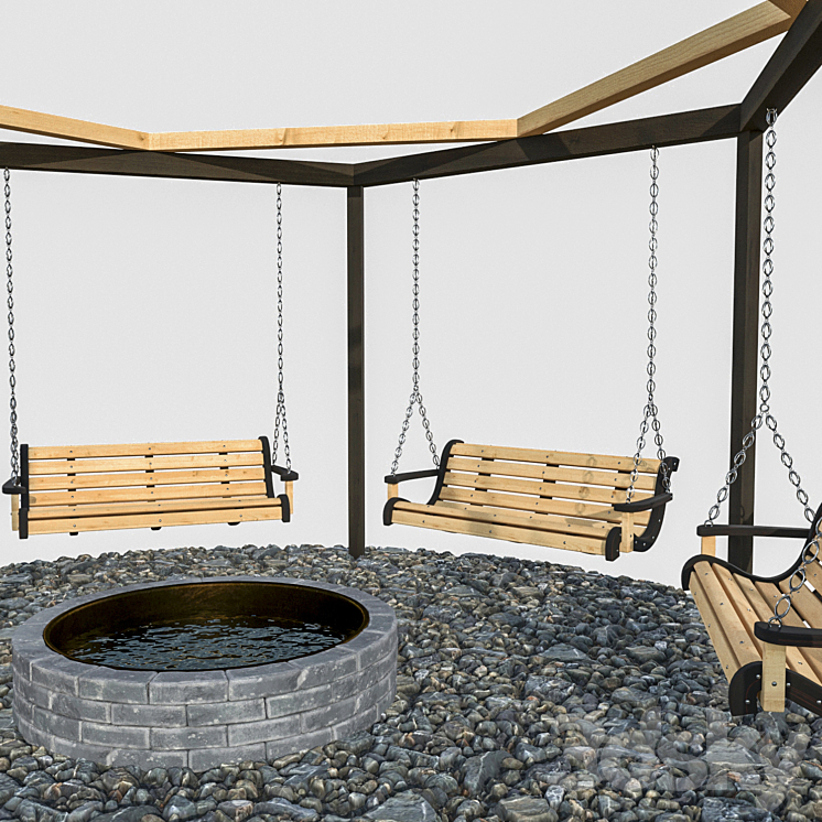 Swing around the well 3D Model
