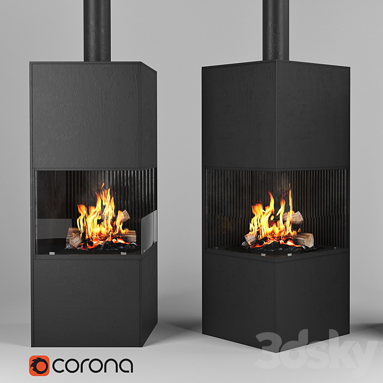 Fireplace (fireplace) 3DS Max - thumbnail 1