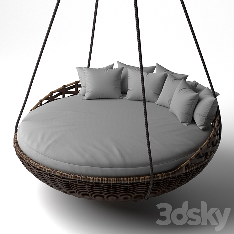 Round deals hanging daybed