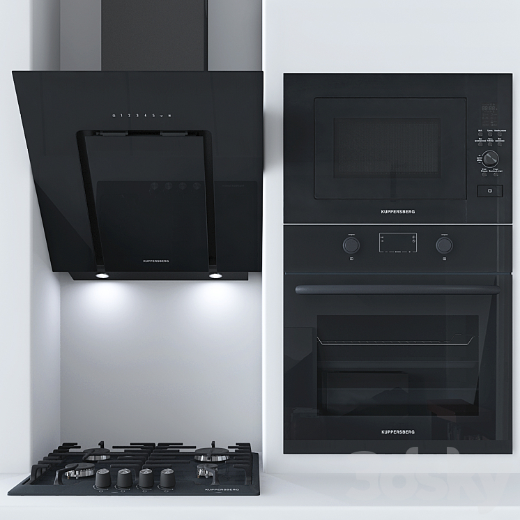 Kitchen appliances Kuppersberg 4 3DS Max - thumbnail 1