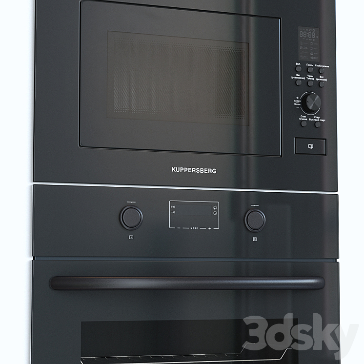 Kitchen appliances Kuppersberg 4 3DS Max - thumbnail 2