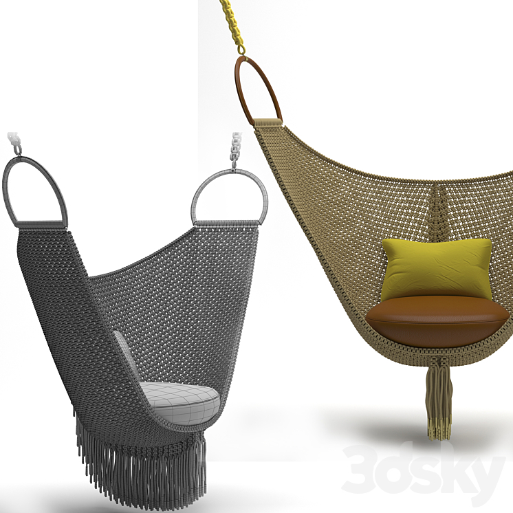Swing LouisVuitton Swing Chair By Patricia Urquiola - Other - 3D model