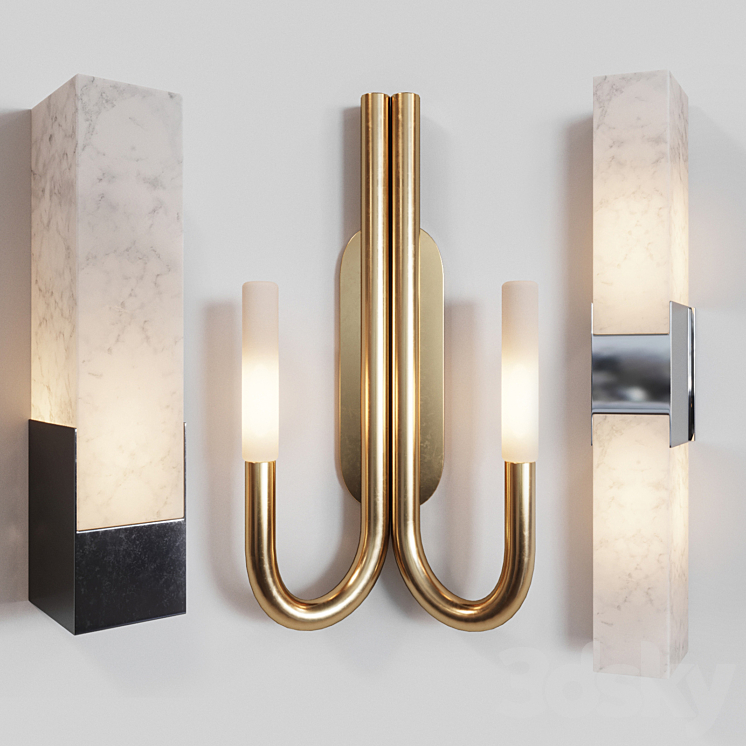 Sconce set by Kelly Wearstler