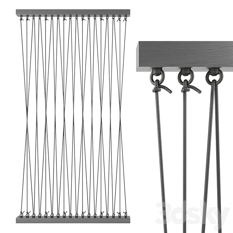 Partition of cables 3 3D Model