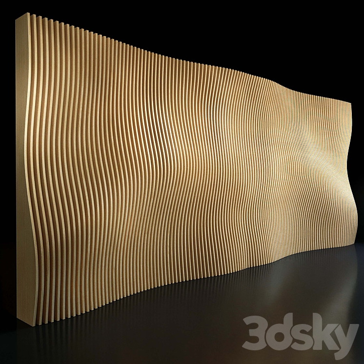 Parametric wall 003 3D Model