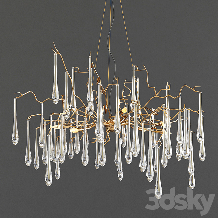 Four Exclusive Chandelier Collection_8 3DS Max - thumbnail 2