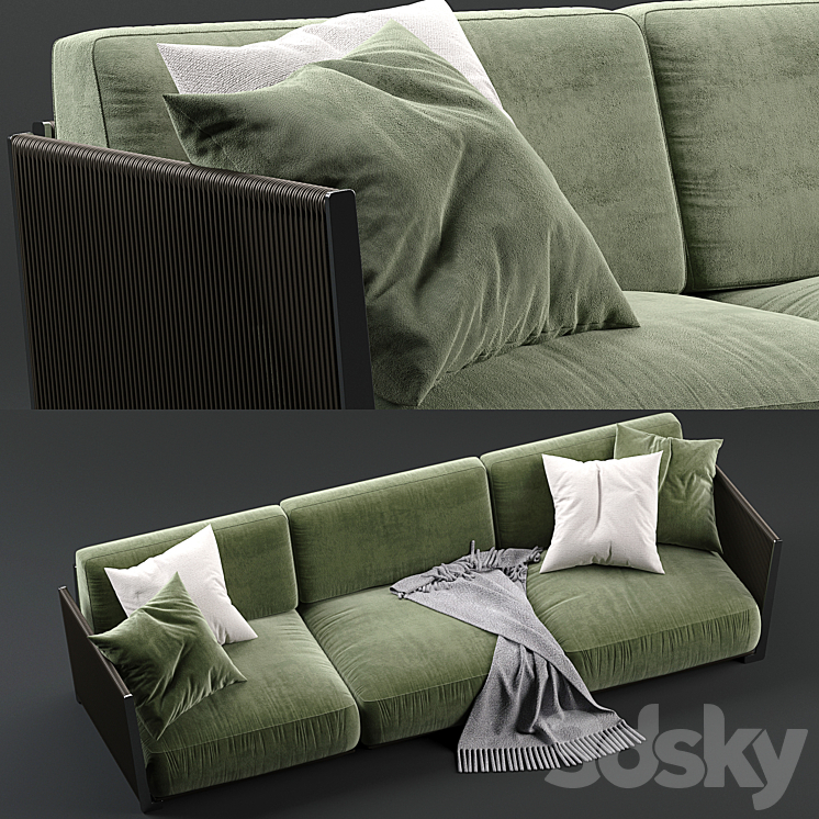 Sofa Vulcano Flexform 3D Model
