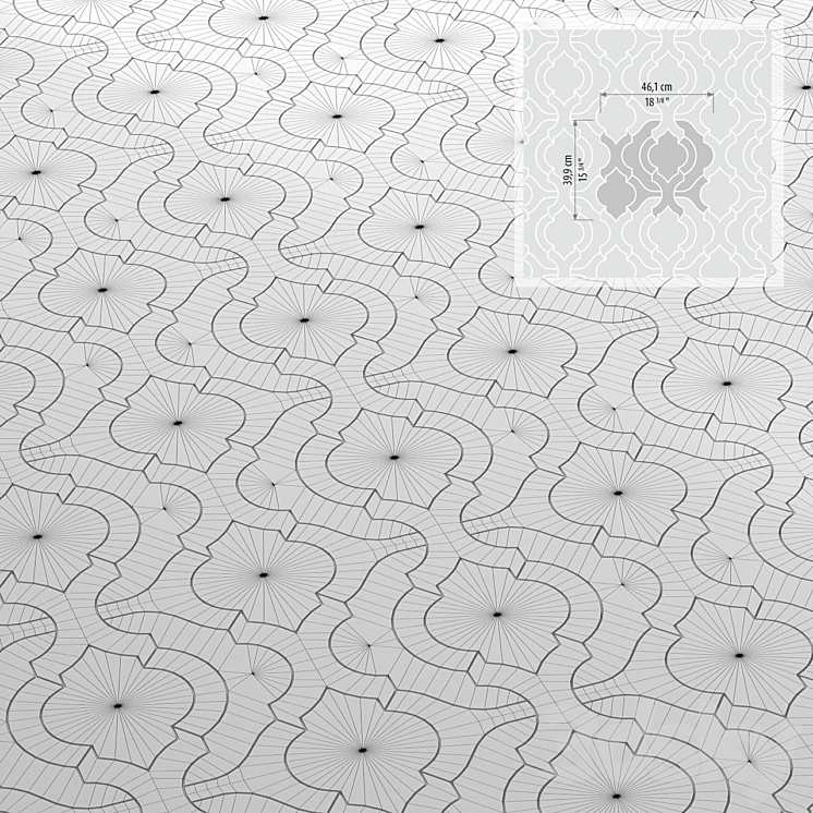 Mosaic Sicis SiciStone Salasco Green 3D Model